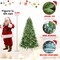 Edge Collections - 7' - Green - Hinged Artificial Christmas Tree for Indoor and Outdoor Use - 1 Piece